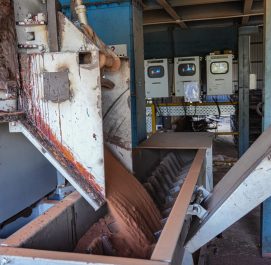 Resin coating sand plant